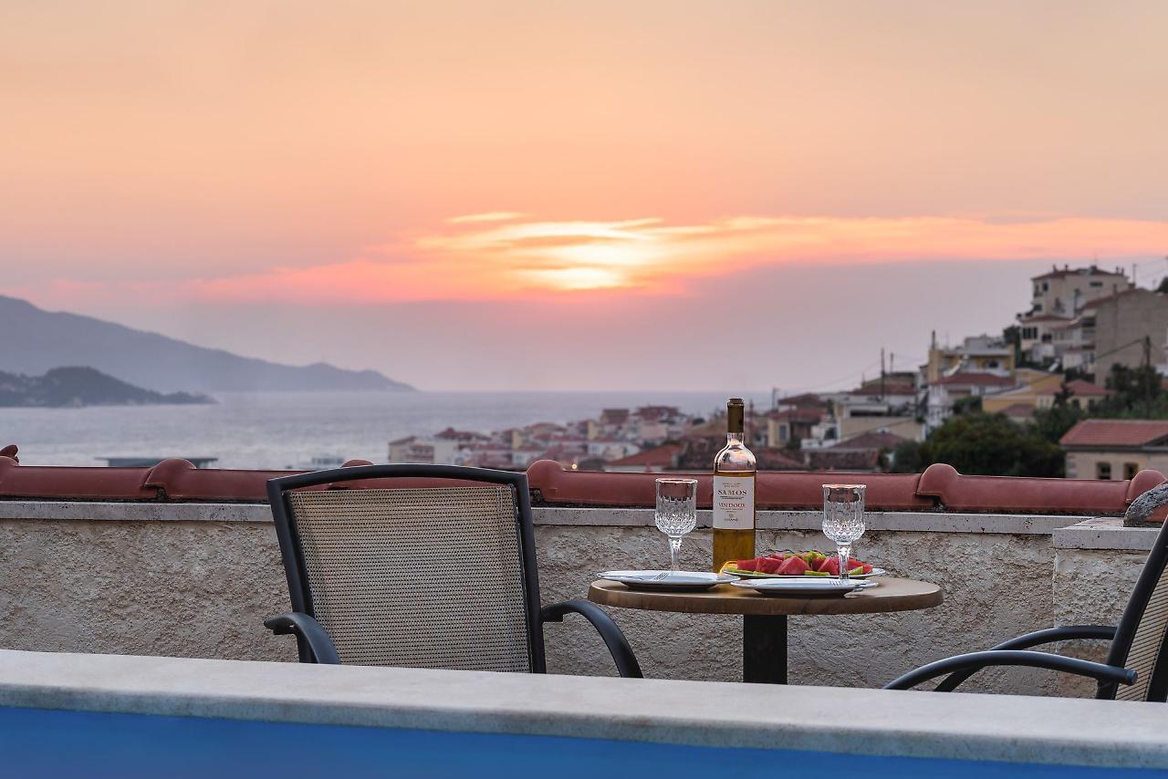 Virginia Hotel Samos Town Exterior foto